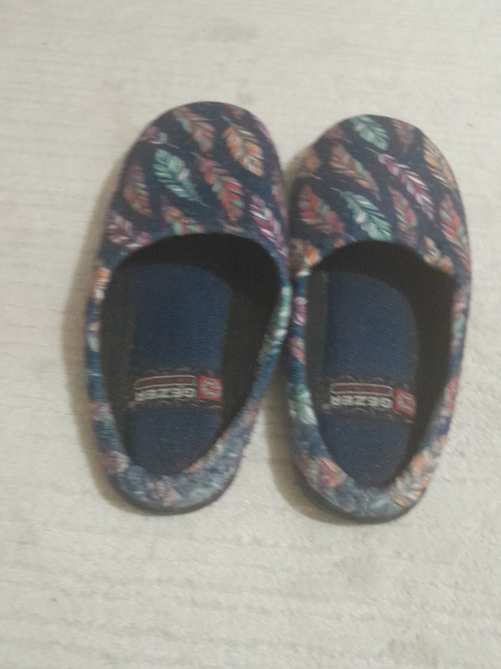 Renkli Örgü Bohem Kadın Ev Terliği - Görsel 4