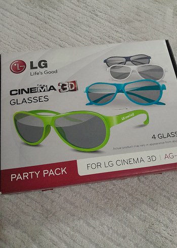 LG Cinema 3D Gözlük Seti 4'lü Parti Paketi - Görsel 2