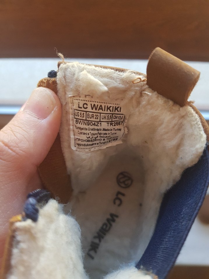 Kız Çocuk Kahverengi Süet Kürklü Bot - Görsel 3