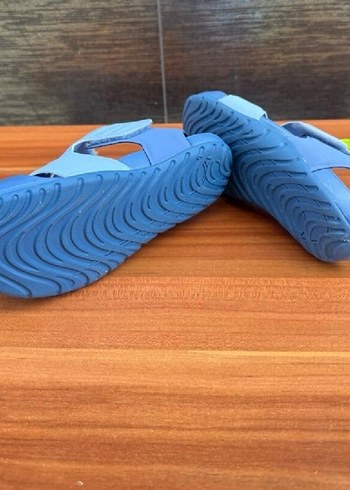 Sifir kullanilmadi orjinal.Mavi Erkek Çocuk Cırt Cırtlı Terlik - Görsel 3
