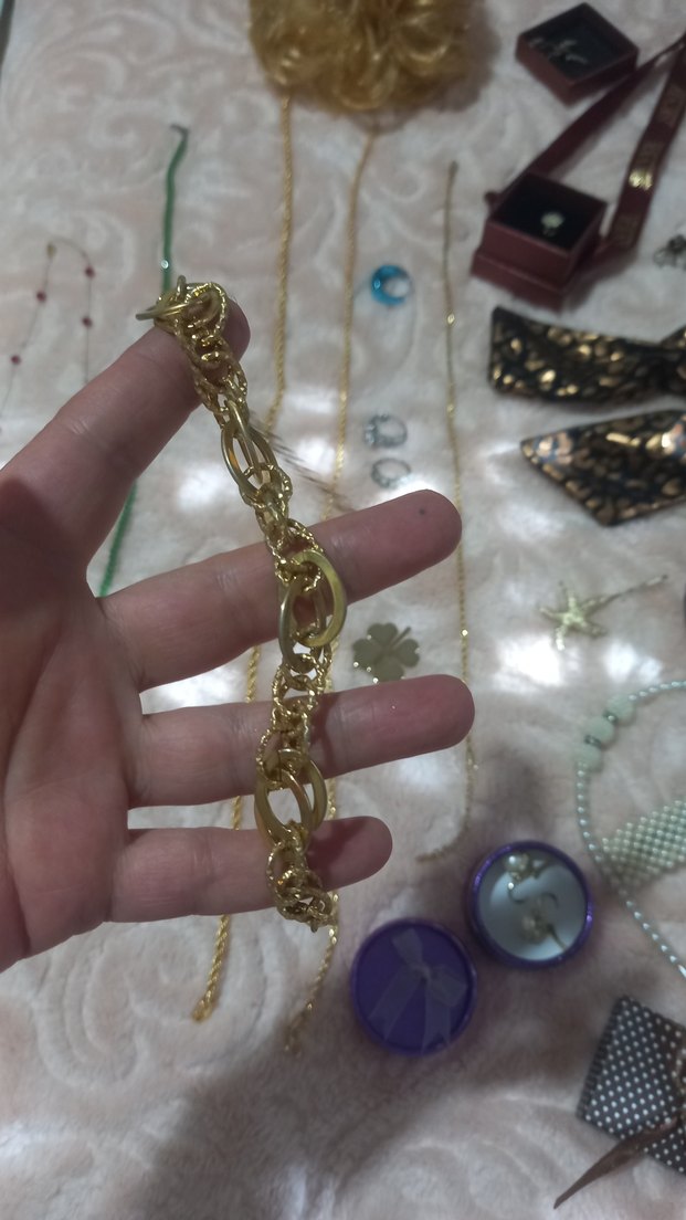 Boncuklu Altın Renk çeşit  fiyat sorunuz - Görsel 4