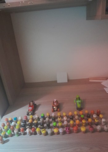 Renkli Mini Aksiyon Figürleri Seti 74 adet - Görsel 4