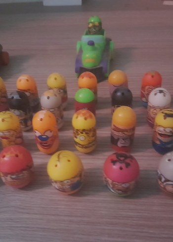 Renkli Mini Aksiyon Figürleri Seti 74 adet - Görsel 3