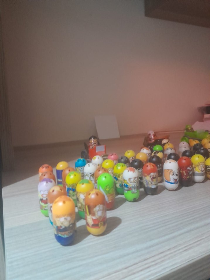 Renkli Mini Aksiyon Figürleri Seti 74 adet - Görsel 5