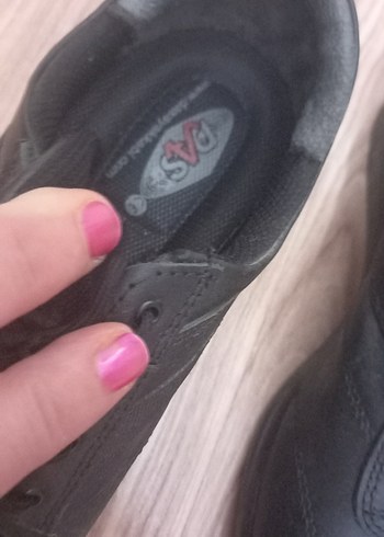 Erkek Siyah Goth Ayakkabı Bağcıkları - Görsel 2