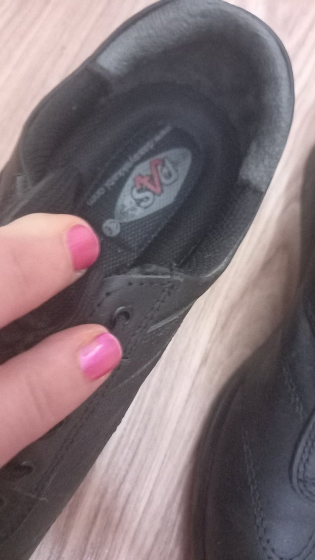 Erkek Siyah Goth Ayakkabı Bağcıkları - Görsel 2