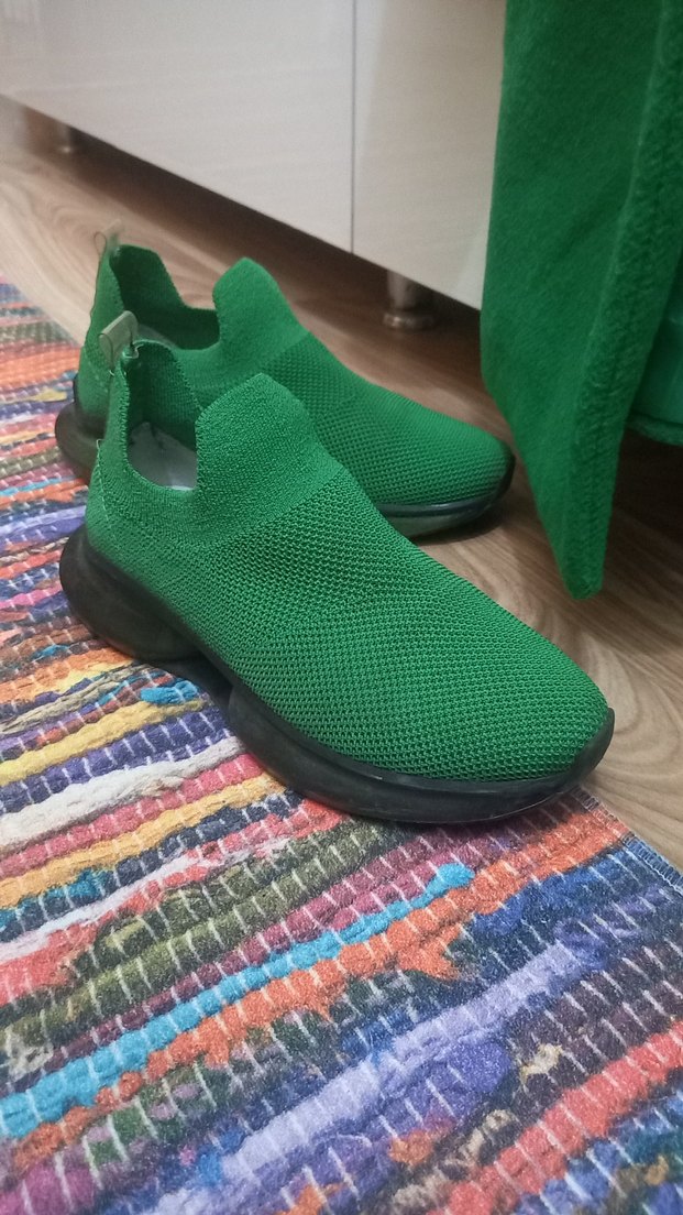 Yeşil Midi Kadın Kaban ayakkabı 38 no - Görsel 3