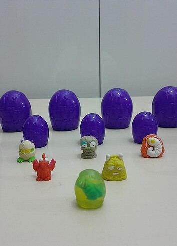 Çöps çetesi (16 figür) + yeşilli en öndeki 80 tl