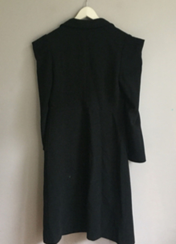 GG Siyah Kolsajlı Palto - Görsel 3