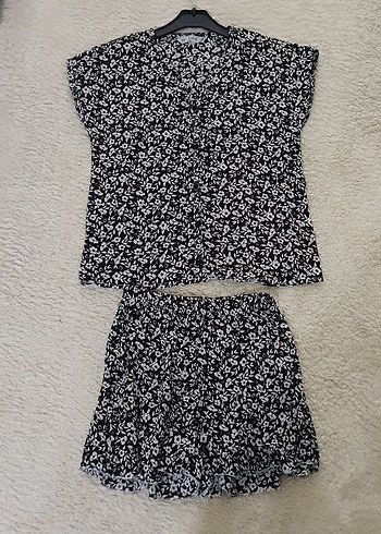 şortlu tulum takım - Görsel 2