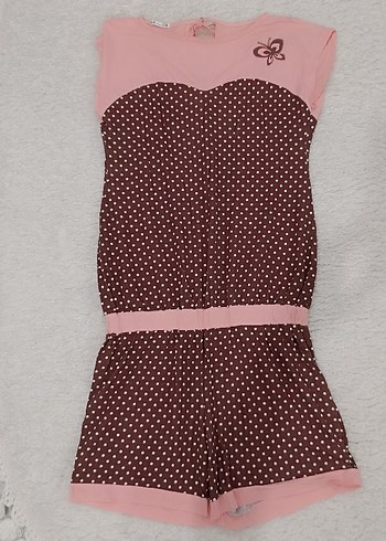 şortlu tulum - Görsel 4