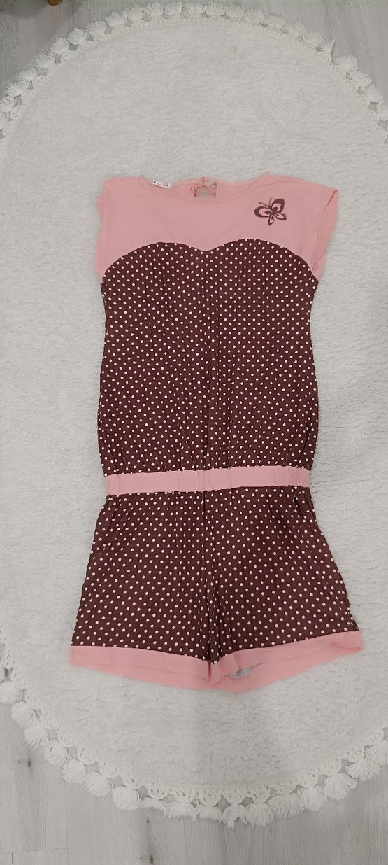 şortlu tulum - Görsel 4