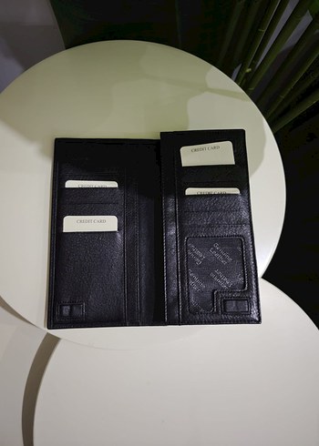 Siyah Deri Fermuarlı erkek Cüzdanı el çantası - Görsel 5