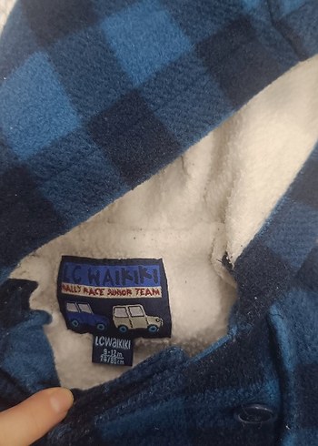 Kapüşonlu Mavi Kareli Erkek Çocuk Ceketi - Görsel 7