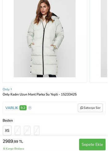 Only kadın mont - Görsel 8