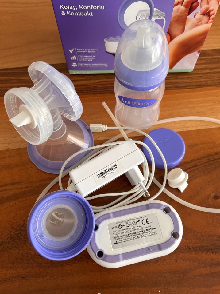 Lansinoh Kompakt Tekli Elektrikli Göğüs Pompası - Görsel 2