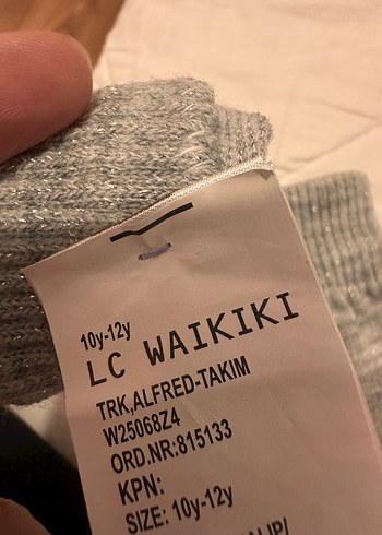 LCW Kız Çocuk Gri Parmaksız Eldiven - Görsel 6