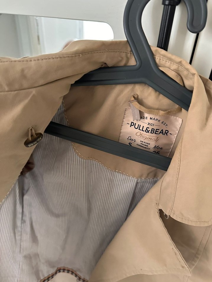 Bej Midi Kadın Trençkot - Görsel 2