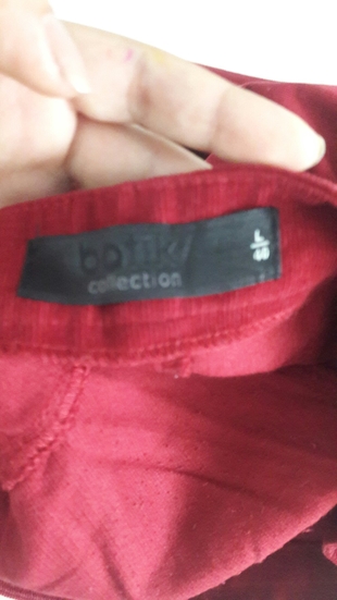 40 Beden kırmızı Renk Tarz pantolon