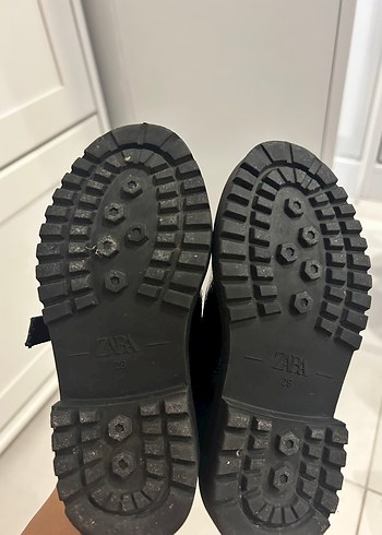 Zara Kız Çocuk Siyah Tokalı Loafer Ayakkabı - Görsel 5