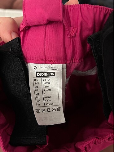 Decathlon wedze 4 yaş kayak pantolonu - Görsel 5