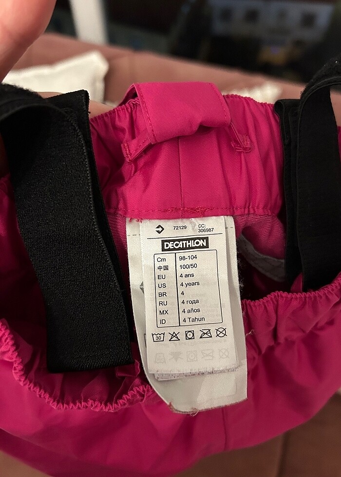 Decathlon wedze 4 yaş kayak pantolonu - Görsel 4