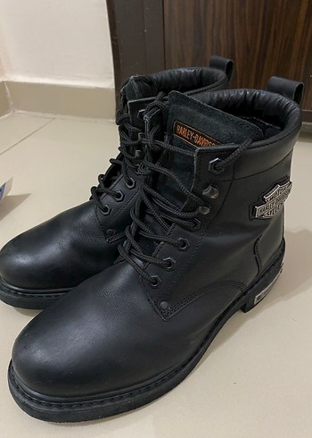 Siyah deri bot - Görsel 2