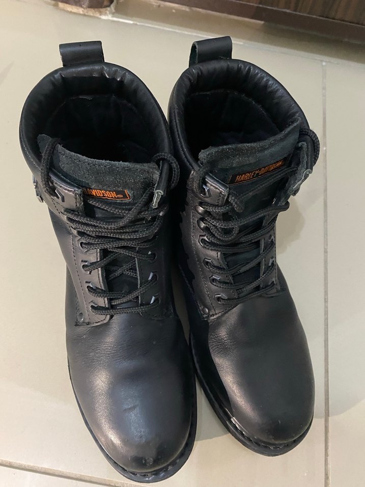 Siyah deri bot - Görsel 3