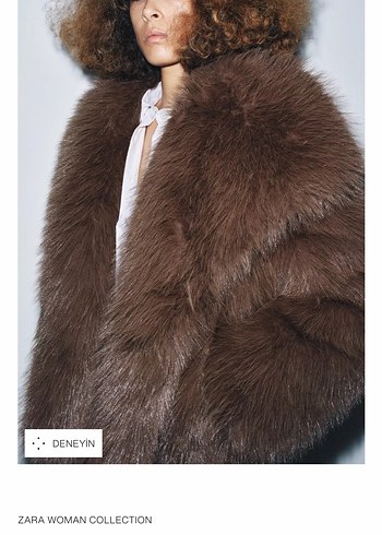 Kısa suni kürk kaban - Görsel 2