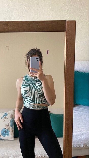 Bershka Crop bluz
