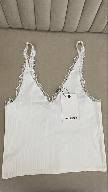 Pull Bear Dantel Askılı Top