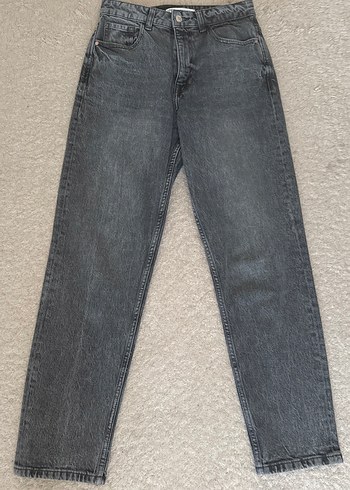 s Beden gri Renk Zara Gri Denim Kadın Jean Pantolon