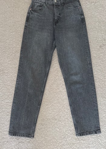 Zara Gri Denim Kadın Jean Pantolon