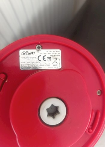 Arzum Prochop Eco Kırmızı rondo motoru - Görsel 4