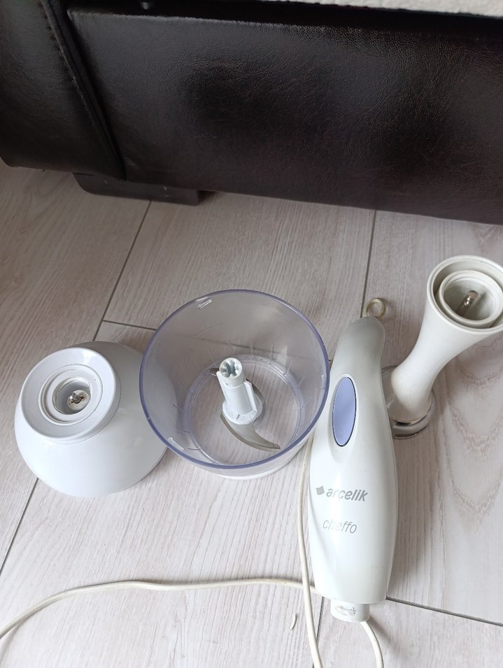 Arçelik Chefto Beyaz Blender ve doğrayıcı. - Görsel 3