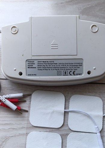 SMART Elektronik Darbe Masaj Cihazı Beyaz - Görsel 3