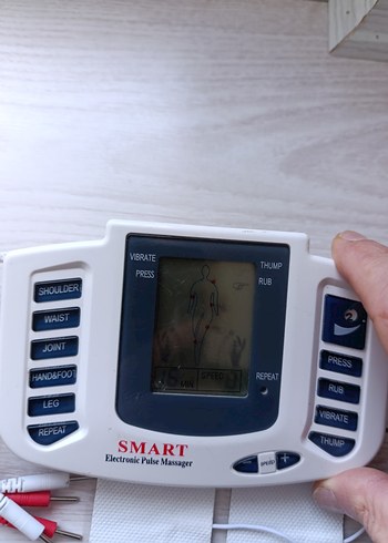 SMART Elektronik Darbe Masaj Cihazı Beyaz - Görsel 6