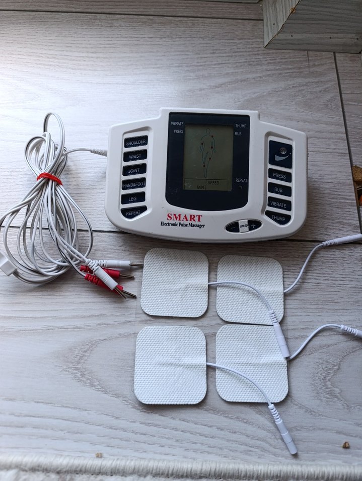 SMART Elektronik Darbe Masaj Cihazı Beyaz - Görsel 2