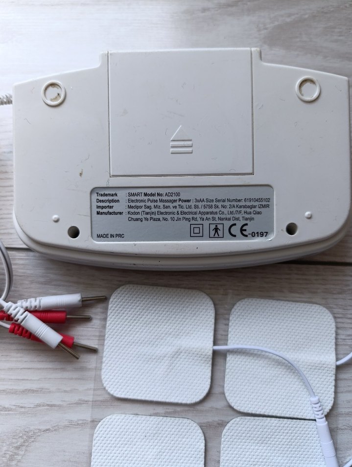 SMART Elektronik Darbe Masaj Cihazı Beyaz - Görsel 3