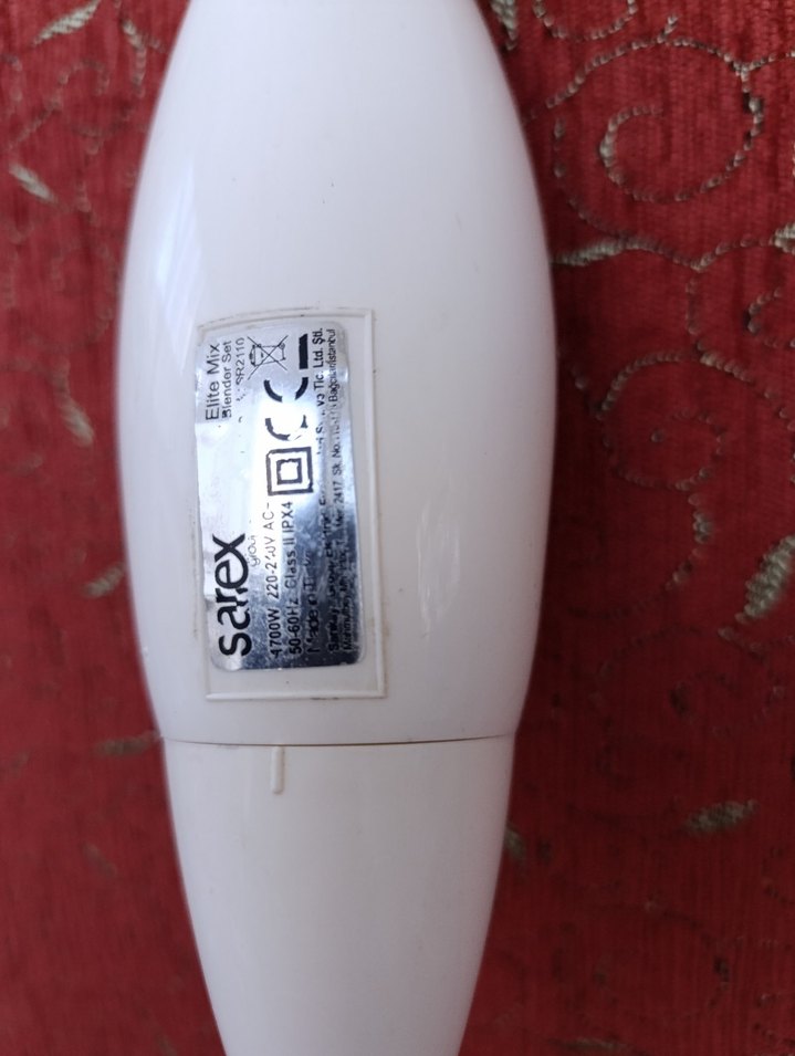 Beyaz Sarex El Blenderı - Görsel 3