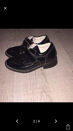 24 Beden siyah Renk Ayakkabı