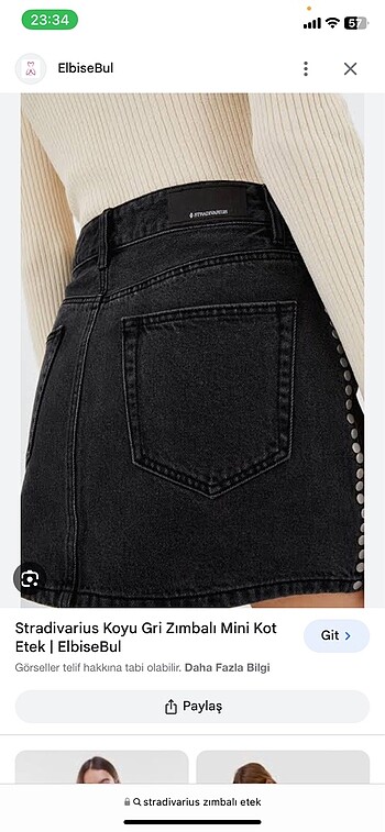 Stradivarius Stradivarius Kot etek
