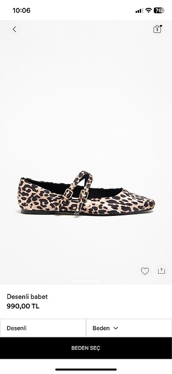 Zara Zara leopar babet