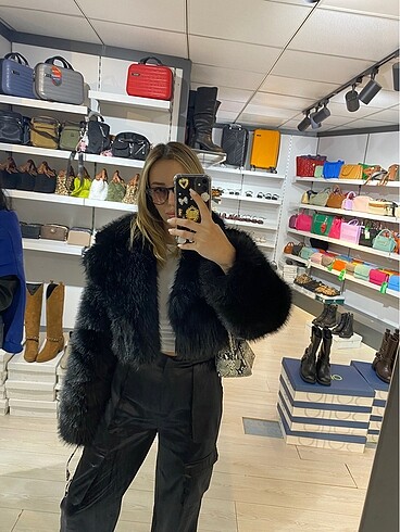 Zara Saten kargo pantolon