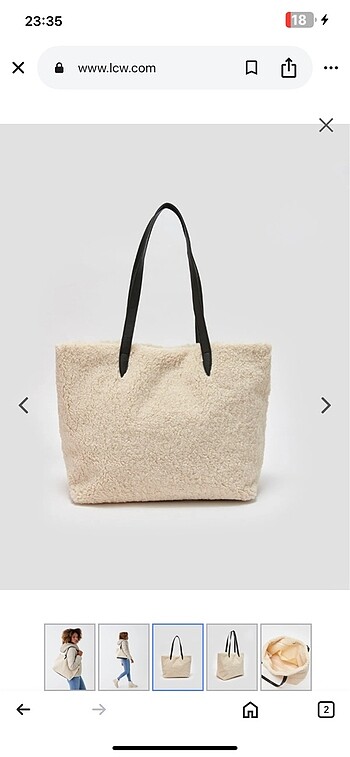 Zara Peluş çanta