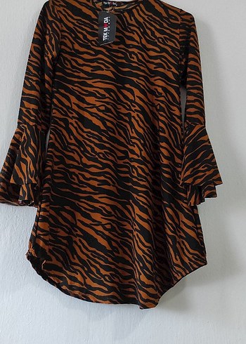 Zebra Desenli Tunik