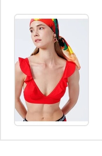 Kadın Bikini Üst Kırmızı