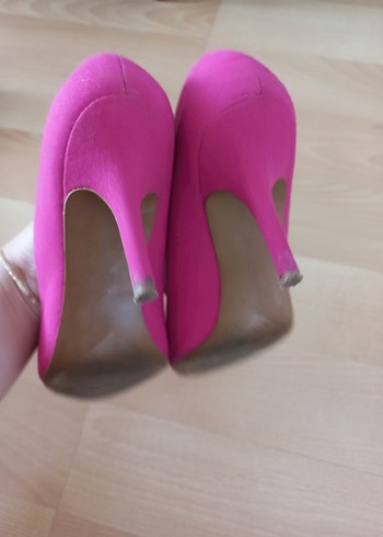 36 Beden pembe Renk Pembe Stiletto Kadın Topuklu Ayakkabı