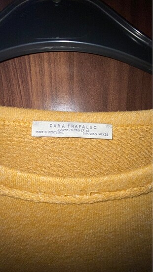 s Beden turuncu Renk Orjinal zara altı püsküllü sweatshirt