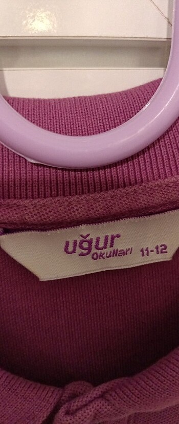 11-12 Yaş Beden Uğur okulları kısa kol tişört